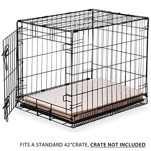 Milliard - Cama Acolchada ortopédica para Perro, Espuma de Huevo con Almohada de Felpa, Funda Lavable para Caja Estándar (104 x 68 x 10 cm)