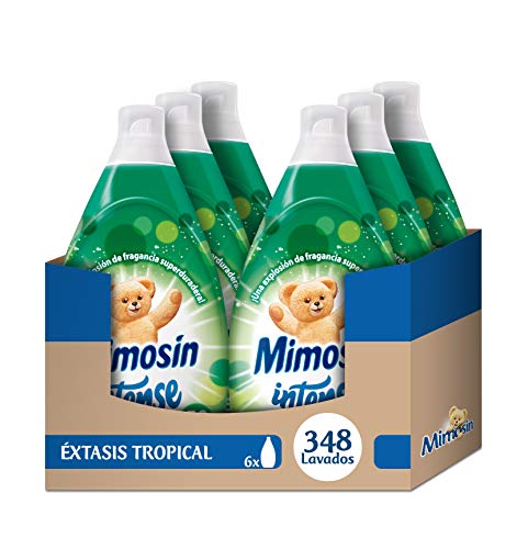 Mimosín Intense Extasis Tropical Suavizante Concentrado para 58 Lavados - Paquete de 6 Suavizantes
