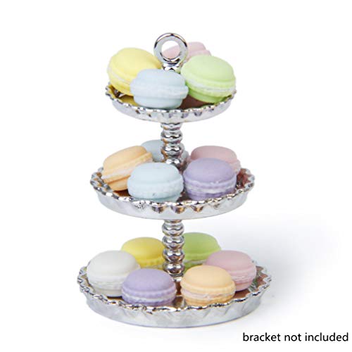 Mini 15 Piezas Macarons Decoración Linda Torta de Crema Postre Bocadillo Juguete 1/12 Casa de Muñecas Miniatura Juguete Decorativo Color Aleatorio por SamGreatWorld