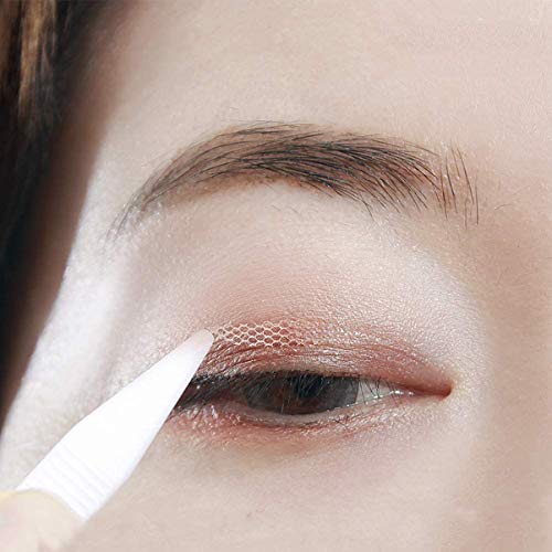 Minkissy 3 Rollos de Pegatinas de Cinta para Párpados Tira de Elevación de Párpados Portátil Transpirable de Encaje Natural Cinta de Doble Párpado Invisible Sombra de Párpados Pegatina