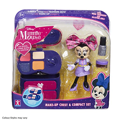 Minnie Mouse 06765 - Juego de baúl de Maquillaje y Juego Compacto, Multicolor
