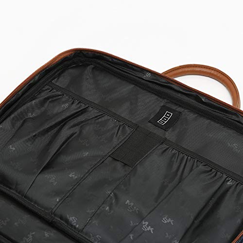 MISAKO Maletín Portátil Mujer ROMANCES - Bolso y Bandolera para portátil - Portaordenador de Mujer y portadocumentos - Bolso para Trabajo con Estampado - Tamaño pequeño Laptop hasta 14' - 35x25x5cm