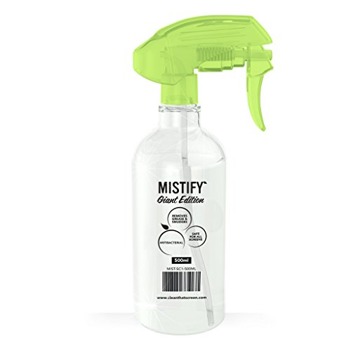Mistify MIST-SC1-500ML - Limpiador de Pantalla Natural para electrónica, Color Verde