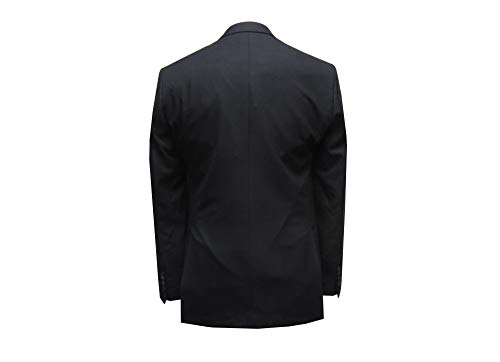 MMUGA - Traje de hombre, corte entallado, 2 ranuras en la espalda Negro
 106