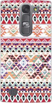 MOBILINNOV Bandana indigène Aztec Rouge Funda de TPU para LG Magna - Accesorios
