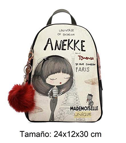 Mochila Anekke Couture paseo (24x12x30 cm)