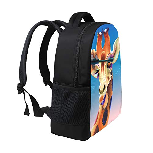 Mochila Linda Bolsa Mochila de Maquillaje de Jirafa de Moda para niños y niñas Mochila Informal al Aire Libre