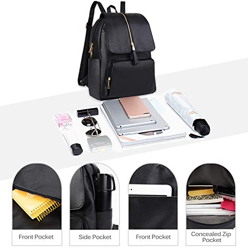 Mochilas Mujer, COOFIT Mochila Casual Mochila Escolares Moda Bolso Mochila Negro