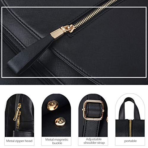 Mochilas Mujer, COOFIT Mochila Casual Mochila Escolares Moda Bolso Mochila Negro