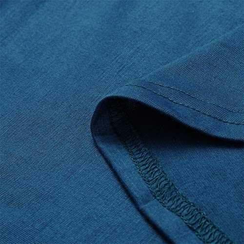 Moda de Mujer a Rayas Camiseta Casual Tops para Mujer Sexy Blusa de Manga Larga Suelta con Cuello Redondo Camisas para Mujer riou