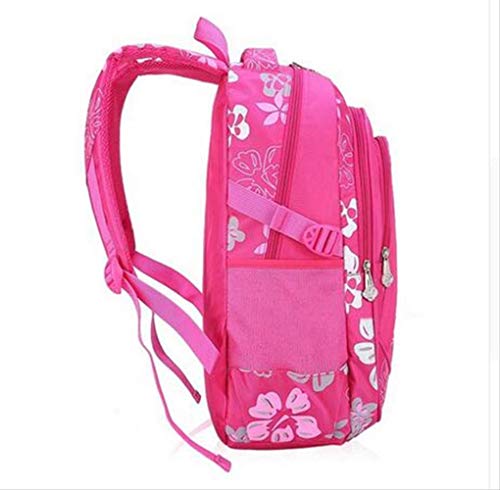 Moda Impresión Floral Bolsos Escolares de Gran Capacidad para niñas Marca Mujeres Mochila Bolso de Hombro Venta al por Mayor Niños Mochila pequeña Rosa