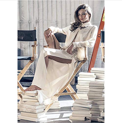 mohanshop Top Model Beautiful Sexy Lencería Sexy De Encaje Ropa Interior Sexy Miranda Kerr Victoria Secret Poster Wall Art Painting A579 (40X60Cm) Sin Marco