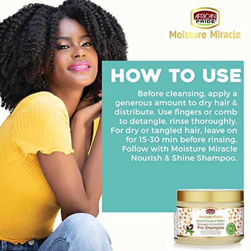 Moisture Miracle Pre-Shampoo Aloe,Coconut Water 340g