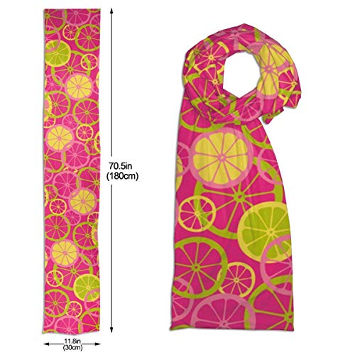 MoMo rosa fruta cítrica del verano de Cachemira toque clásico caliente suave ligero y sedoso de lujo de invierno abrigo de la bufanda de las mujeres para los hombres