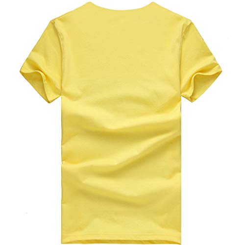 MOMOXI Tops para Mujer, Camiseta de Manga Larga Casual para Mujer Color Block Rayas Camisetas Blusas Casual Camiseta de Manga Corta de Impresión Tops de Solapa Elegantes Blusa Ocasionales Moda Suelto
