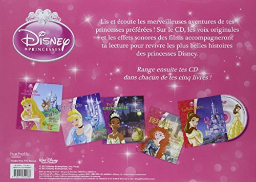 Mon coffret livres CD Princesses (5CD audio) (Disney Princesses)