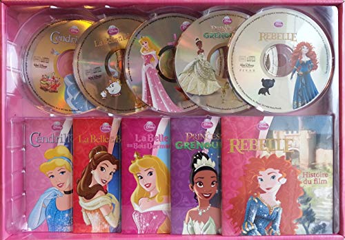 Mon coffret livres CD Princesses (5CD audio) (Disney Princesses)