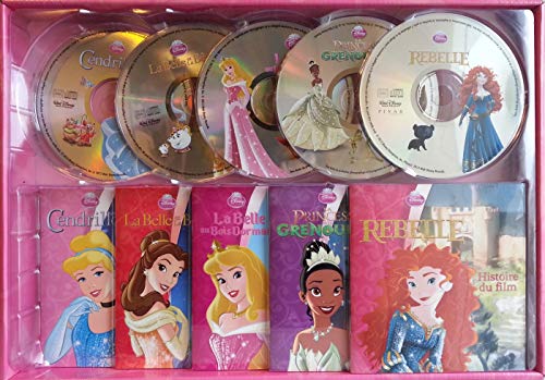 Mon coffret livres CD Princesses (5CD audio) (Disney Princesses)