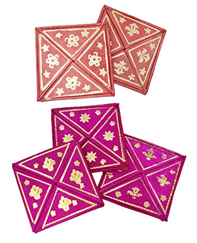 Monedero marroquí de Cuero Plegable (Rosa Fucsia)