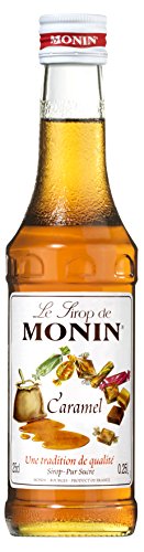 Monin Caramel Syrup, 250 ml Bottle