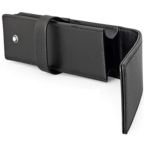 Montblanc Leather 14311 - Funda para bolíigrafo, color negro