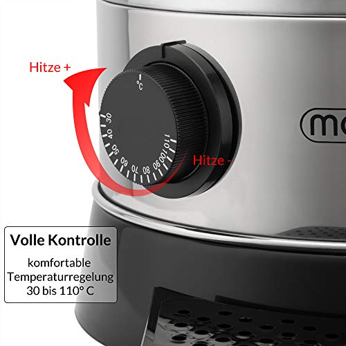 Monzana Hervidor dispensador bebidas calientes termo de 8,8L 950W termostato bandeja para las gotas acero inoxidable