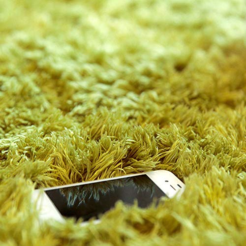 Morbuy Tapete Redondo Felpudos Alfombra Estera de Felpa 80CM/100CM Hogar Antideslizante Alfombras Piso Moqueta Mats Pad para Habitación Lavable Decorativo Suave Superficie (100cm, Rosa)