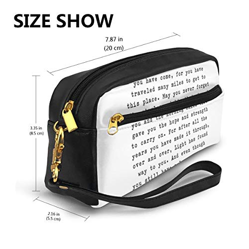 Morgan Harper Nichols Estuche de lona de gran capacidad para lápices, estuche de maquillaje, bolsa de cosméticos