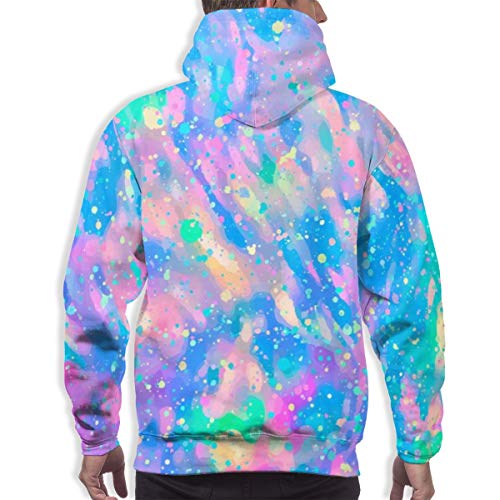 Moshow Sudadera con Capucha para Hombre Opal Gemstone Background. Plantilla de Vector de Moda para diseños de Vacaciones Sudadera XL
