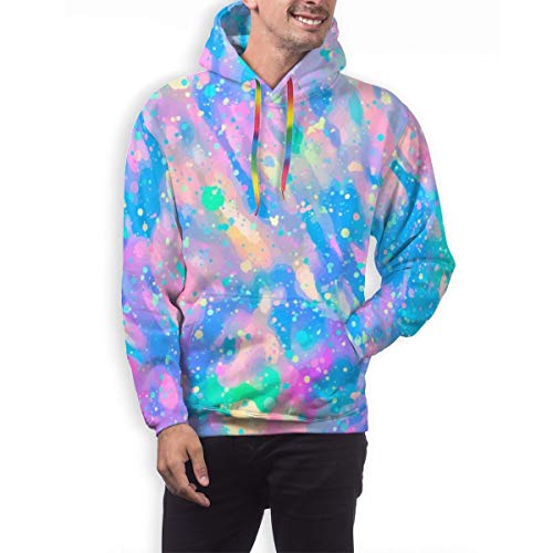 Moshow Sudadera con Capucha para Hombre Opal Gemstone Background. Plantilla de Vector de Moda para diseños de Vacaciones Sudadera XL