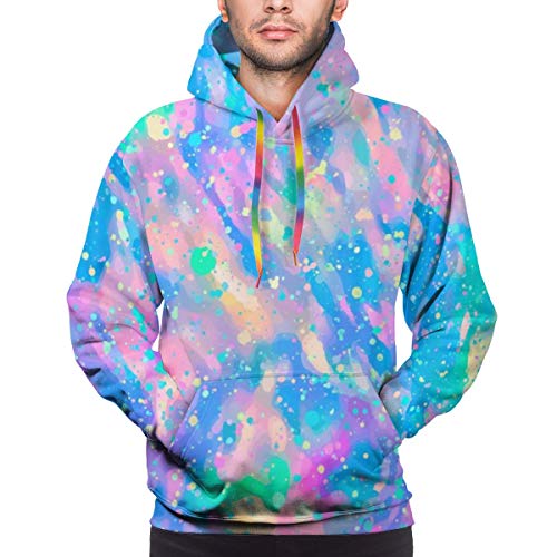 Moshow Sudadera con Capucha para Hombre Opal Gemstone Background. Plantilla de Vector de Moda para diseños de Vacaciones Sudadera XL