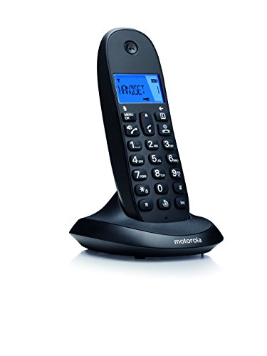 Motorola C1001LB+ - Teléfono fijo, color negro