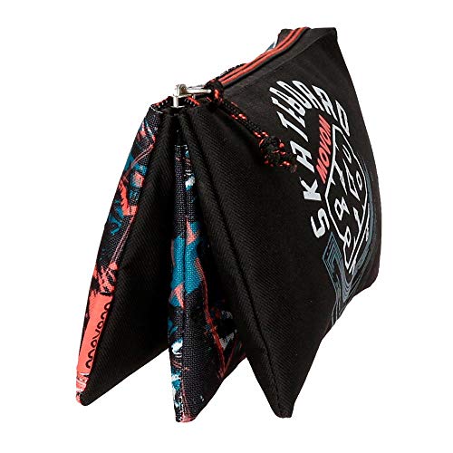 Movom Underground, Estuche Tres Compartimentos, 22 cm, 1.32 Litros, Rojo