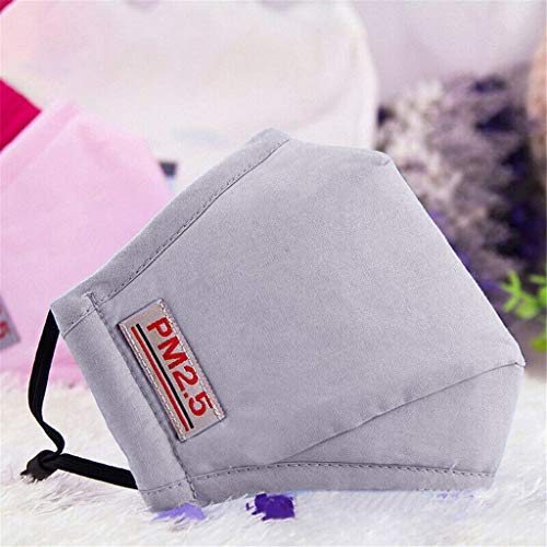 MrToms 4PC ?????????? con 8 ?????? para Mujer y Hombre, Algodon de Lavables y Reutilizable, con Orejeras Ajustables