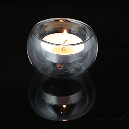 Muenm Nórdico Minimalista Titular de Vela de Cristal celebración de días Festivos celebración de la Boda del sostenedor de Vela cristalino Creativo del sostenedor de Vela de la decoración de Vela