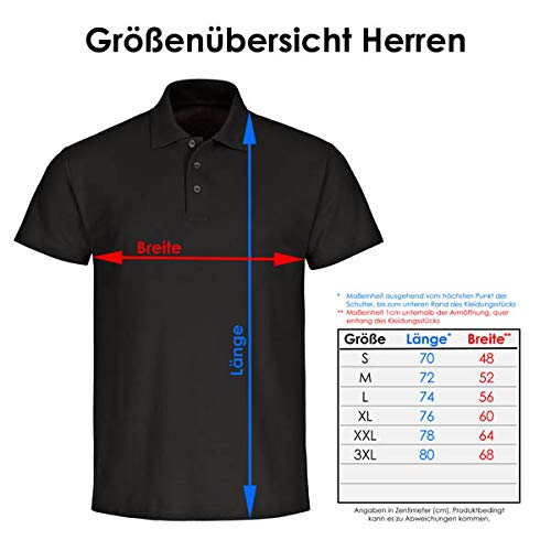 Multifanshop - Polo de manicura para hombre, color negro, talla S - 3XL Negro S