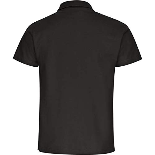 Multifanshop - Polo de manicura para hombre, color negro, talla S - 3XL Negro S