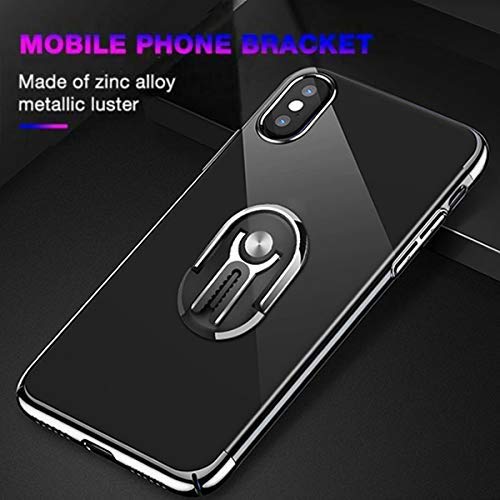 Multifuncional Soporte Movil Telefono,Universal Teléfono con Soporte de rotación del Coche, Teléfono 360° Rotación Agarre de Anillo de Metal para iPhone Telefonos Noviles GPS