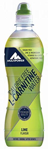 Multipower Calorie Free L-Carnitine Water, Sabor Lime - 12 Unidades