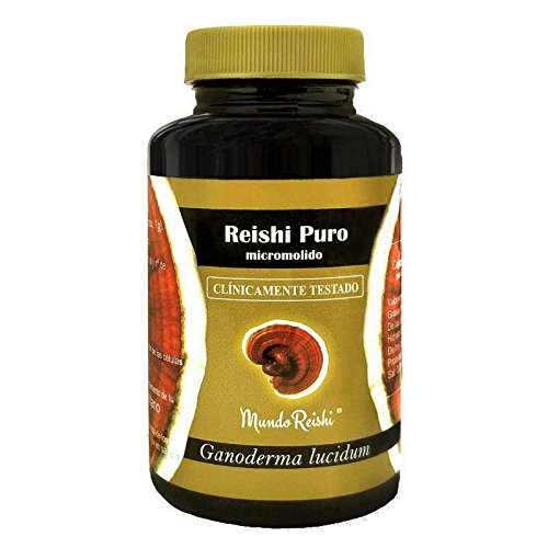 MundoReishi - Reishi 50g puro en polvo micromolido. Producto Clinicamente testado
