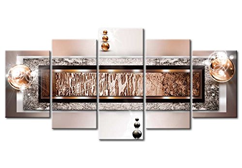 murando - Cuadro en Lienzo 200x100 cm Abstracto Impresión de 5 Piezas Material Tejido no Tejido Impresión Artística Imagen Gráfica Decoracion de Pared Arte 020101-216