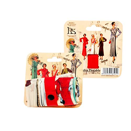 Museo Art Nouveau y Art Déco - Casa Lis - Bolsa de la Compra Plegable y Reutilizable, Diseño Resistente, Estampado Moda Años 20