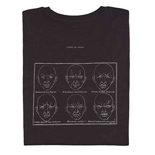 Museo del Prado Camiseta, Gris antracita, Talla XL Unisex Adulto