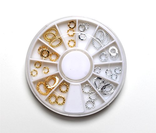 MUUZONING Decoraciones de Arte de Uñas 3D Adornos Uñas Acrilicas Diamantes Brillantes de Cristales Gemas Coloridas Perlas para Uñas #5