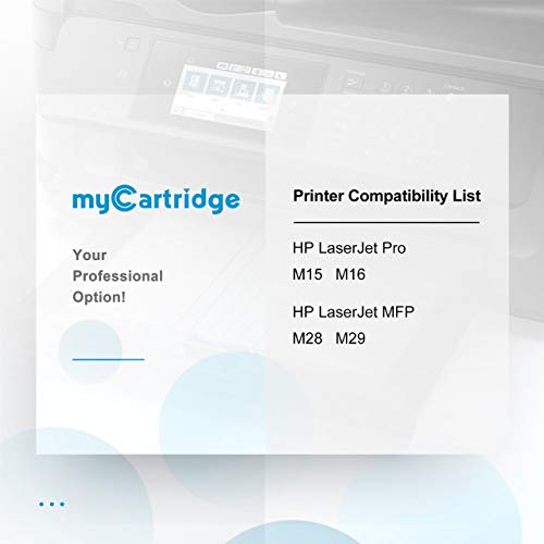 MyCartridge Compatible con HP 44A CF244A Cartucho de Tóner Negro para HP Laserjet Pro M15a M15w M16 M17a M17w MFP M28a MFP M28w MFP M30a MFP M30w