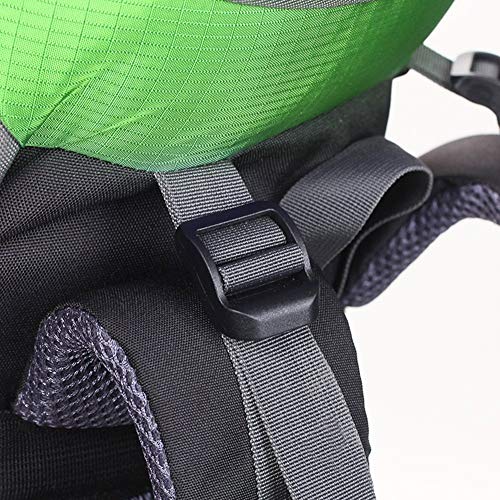 MYMM Mochila de 50/80L, Ideal para Deportes al Aire Libre, Senderismo, Trekking, Camping Travel, Escalada. Bolso Impermeable del Alpinismo, Daypacks Que suben del Recorrido, Mochila (Verde, 50L)