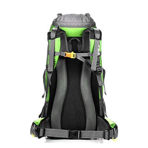 MYMM Mochila de 50/80L, Ideal para Deportes al Aire Libre, Senderismo, Trekking, Camping Travel, Escalada. Bolso Impermeable del Alpinismo, Daypacks Que suben del Recorrido, Mochila (Verde, 50L)