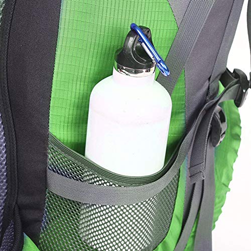 MYMM Mochila de 50/80L, Ideal para Deportes al Aire Libre, Senderismo, Trekking, Camping Travel, Escalada. Bolso Impermeable del Alpinismo, Daypacks Que suben del Recorrido, Mochila (Verde, 50L)