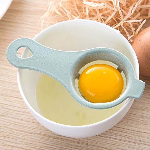 MYSdd Separador de Huevos de plástico de 5 Colores Yema Blanca Tamizado Hogar Cocina Chef Comedor Cocina Gadget para la Cocina del hogar Herramientas para Huevos - A8, Mostrar como Foto
