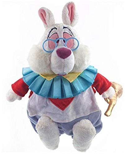 N-L 38Cm Original Alicia en el País de Las Maravillas Conejo Blanco Dibujos Animados Lindo Muñeco de Peluche Niños Cumpleaños